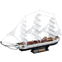 FORANGE FC6006 6006 non  THUYỀN BUỒM THIÊN NGA TRẮNG bộ đồ chơi xếp lắp ráp ghép mô hình Creator Expert WHITE SWAN Chuyên Gia Sáng Tạo 1672 khối
