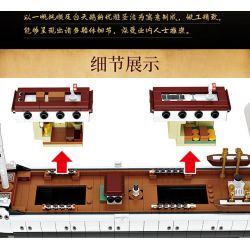 FORANGE FC6006 6006 non  THUYỀN BUỒM THIÊN NGA TRẮNG bộ đồ chơi xếp lắp ráp ghép mô hình Creator Expert WHITE SWAN Chuyên Gia Sáng Tạo 1672 khối