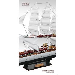 FORANGE FC6006 6006 non  THUYỀN BUỒM THIÊN NGA TRẮNG bộ đồ chơi xếp lắp ráp ghép mô hình Creator Expert WHITE SWAN Chuyên Gia Sáng Tạo 1672 khối