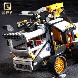 QIZHILE 90043 non  ĐI BỘ MỘT MÌNH TRÊN MẶT TRĂNG LUNAR ROVER bộ đồ chơi xếp lắp ráp ghép mô hình Moon Man Người Đàn Ông Trên Mặt Trăng