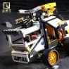QIZHILE 90043 non  ĐI BỘ MỘT MÌNH TRÊN MẶT TRĂNG LUNAR ROVER bộ đồ chơi xếp lắp ráp ghép mô hình Moon Man Người Đàn Ông Trên Mặt Trăng