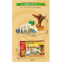 GUDI 60019 non  BỘ CẢNH TÂY TUỔI 6 LOẠI bộ đồ chơi xếp lắp ráp ghép mô hình Plants Vs Zombies Hoa Quả Nổi Giận 388 khối