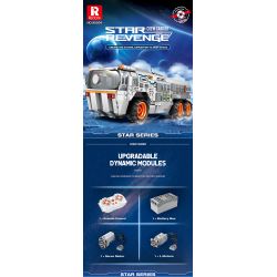 REOBRIX 99004 non  NGƯỜI CHỞ QUÂN bộ đồ chơi xếp lắp ráp ghép mô hình  STAR REVENGE CREW CARRIER Kỹ Thuật Công Nghệ Cao Mô Hình Phương Tiện 1298 khối