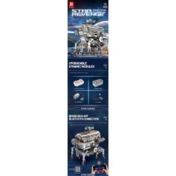 REOBRIX 99003 non  MÁY ĐI BỘ bộ đồ chơi xếp lắp ráp ghép mô hình  STAR REVENGE SCIENCE STATION Kỹ Thuật Công Nghệ Cao Mô Hình Phương Tiện 1378 khối