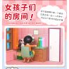 WEKKI 516401 non  NHÀ CỦA CHIBI MARUKO bộ đồ chơi xếp lắp ráp ghép mô hình CHIBI MARUKO CHAN 3138 khối