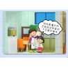 WEKKI 516401 non  NHÀ CỦA CHIBI MARUKO bộ đồ chơi xếp lắp ráp ghép mô hình CHIBI MARUKO CHAN 3138 khối