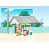 WEKKI 516401 non  NHÀ CỦA CHIBI MARUKO bộ đồ chơi xếp lắp ráp ghép mô hình CHIBI MARUKO CHAN 3138 khối