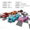 JIESTAR 92500 non  NHỰA ĐƯỜNG 6 MÔ HÌNH bộ đồ chơi xếp lắp ráp ghép mô hình Racers Đua Tốc Độ 666 khối