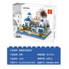 WANGE 6230 non  SANTORINI bộ đồ chơi xếp lắp ráp ghép mô hình Buildings 1372 khối