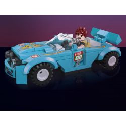 JIESTAR 92500 non  NHỰA ĐƯỜNG 6 MÔ HÌNH bộ đồ chơi xếp lắp ráp ghép mô hình Racers Đua Tốc Độ 666 khối