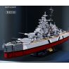 SLUBAN M38-B1102 B1102 1102 M38B1102 38-B1102 non  THIẾT GIÁP HẠM BISMARCK tỷ lệ 1:350 bộ đồ chơi xếp lắp ráp ghép mô hình Creator KMS BISMARCK Sáng Tạo 1849 khối