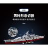 SLUBAN M38-B1102 B1102 1102 M38B1102 38-B1102 non  THIẾT GIÁP HẠM BISMARCK tỷ lệ 1:350 bộ đồ chơi xếp lắp ráp ghép mô hình Creator KMS BISMARCK Sáng Tạo 1849 khối