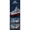 SLUBAN M38-B1102 B1102 1102 M38B1102 38-B1102 non  THIẾT GIÁP HẠM BISMARCK tỷ lệ 1:350 bộ đồ chơi xếp lắp ráp ghép mô hình Creator KMS BISMARCK Sáng Tạo 1849 khối