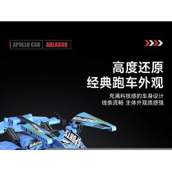 乐伽智 8808 non  TĂNG TỐC APOLLO IE ROADSTER bộ đồ chơi xếp lắp ráp ghép mô hình  APOLLO IE SUPERCAR Kỹ Thuật Công Nghệ Cao Mô Hình Phương Tiện 1286 khối