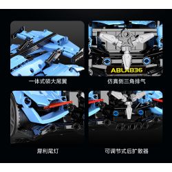 乐伽智 8808 non  TĂNG TỐC APOLLO IE ROADSTER bộ đồ chơi xếp lắp ráp ghép mô hình  APOLLO IE SUPERCAR Kỹ Thuật Công Nghệ Cao Mô Hình Phương Tiện 1286 khối