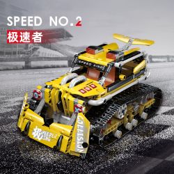 乐伽智 8802 non  LẬP TRÌNH XE ĐUA SPEEDSTER TRACKED CAR bộ đồ chơi xếp lắp ráp ghép mô hình  Kỹ Thuật Công Nghệ Cao Mô Hình Phương Tiện 652 khối
