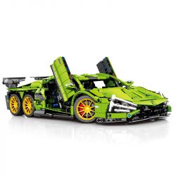 SEMBO 701001 non  BÒ XANH SÁU VÒNG bộ đồ chơi xếp lắp ráp ghép mô hình  Kỹ Thuật Công Nghệ Cao Mô Hình Phương Tiện 1475 khối