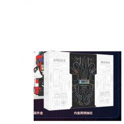 X AREA-X AX0035 0035 non  TRÁI TIM BỐC LỬA bộ đồ chơi xếp lắp ráp ghép mô hình Creator GAME START Sáng Tạo