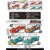 MINGDI K231 non  ĐỘI SẤM SÉT bộ đồ chơi xếp lắp ráp ghép mô hình Racers Đua Tốc Độ 789 khối