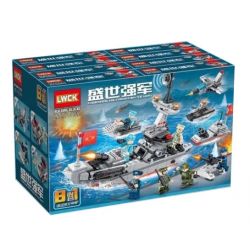 LWCK 90059 non  TÀU SÂN BAY CRUISE 8 KẾT HỢP bộ đồ chơi xếp lắp ráp ghép mô hình Flourishing Age Strengthen The Army FLOLIRISHING AGE STRENGTHEN ARMY 428 khối