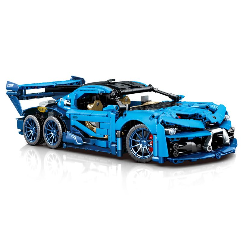 SEMBO 701963 non  BUGATTI SÁU BÁNH bộ đồ chơi xếp lắp ráp ghép mô hình  Kỹ Thuật Công Nghệ Cao Mô Hình Phương Tiện 1555 khối