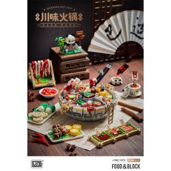 LOZ 1072 non  LẨU KIỂU TỨ XUYÊN SHIWAN bộ đồ chơi xếp lắp ráp ghép mô hình Creator Sáng Tạo 4344 khối