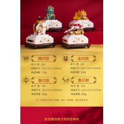 HAPPY BUILD SHINEYU XINYU YC-31001-1 31001-1 YC31001-1 non  HỘP LƯU TRỮ BAOYIN bộ đồ chơi xếp lắp ráp ghép mô hình Forbidden City Stationery Văn Phòng Phẩm Tử Cấm Thành 367 khối