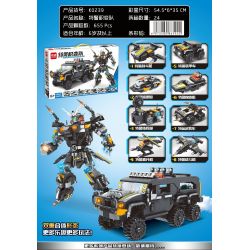 MINGDI K0239 0239 non  CẢNH SÁT ĐẶC BIỆT THAY ĐỔI ĐỘI bộ đồ chơi xếp lắp ráp ghép mô hình Creator Sáng Tạo 655 khối