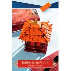 HAPPY BUILD SHINEYU XINYU YC-31002 31002 YC31002 non  ĐÁNH DẤU PHONG CÁCH GIAN HÀNG MÀU ĐỎ bộ đồ chơi xếp lắp ráp ghép mô hình Forbidden City Stationery Văn Phòng Phẩm Tử Cấm Thành 496 khối