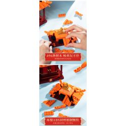 HAPPY BUILD SHINEYU XINYU YC-31002 31002 YC31002 non  ĐÁNH DẤU PHONG CÁCH GIAN HÀNG MÀU ĐỎ bộ đồ chơi xếp lắp ráp ghép mô hình Forbidden City Stationery Văn Phòng Phẩm Tử Cấm Thành 496 khối