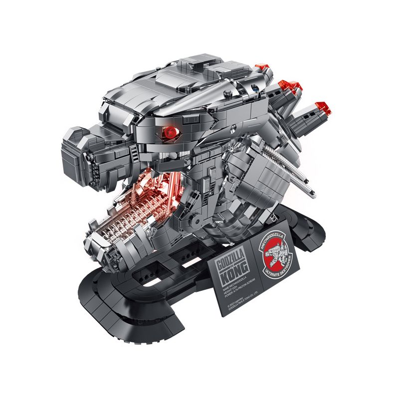 INBRIXX 687403 non  QUÁI VẬT MÁY MÓC bộ đồ chơi xếp lắp ráp ghép mô hình GODZILLA VS. KONG 2595 khối