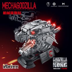 INBRIXX 687403 non  QUÁI VẬT MÁY MÓC bộ đồ chơi xếp lắp ráp ghép mô hình GODZILLA VS. KONG 2595 khối