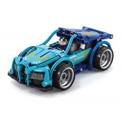 ACHKO 60037 non  XE ĐUA CÔNG NGHỆ ANNIHILATION THUNDER LÙI bộ đồ chơi xếp lắp ráp ghép mô hình  Kỹ Thuật Công Nghệ Cao Mô Hình Phương Tiện 219 khối