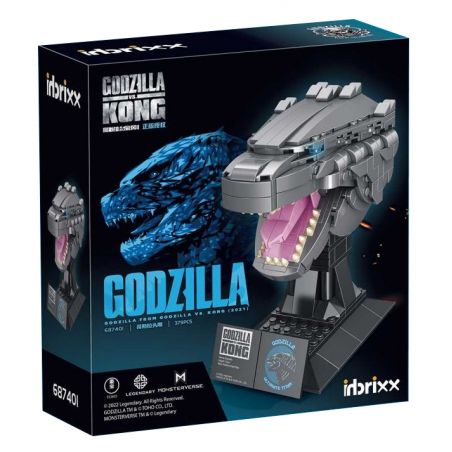 INBRIXX 687401 non  THẦN ZILLA bộ đồ chơi xếp lắp ráp ghép mô hình GODZILLA VS. KONG 379 khối