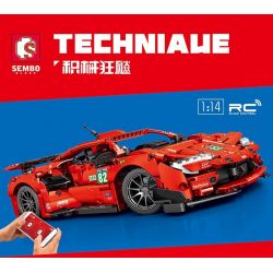 SEMBO 701955 non  SIÊU NGỰA RỰC LỬA bộ đồ chơi xếp lắp ráp ghép mô hình  Kỹ Thuật Công Nghệ Cao Mô Hình Phương Tiện 1374 khối