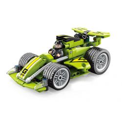 ACHKO 60033 non  CUỘC ĐUA CÔNG NGHỆ F1 XE ĐƯA ĐÓN KÉO LÙI bộ đồ chơi xếp lắp ráp ghép mô hình  Kỹ Thuật Công Nghệ Cao Mô Hình Phương Tiện 221 khối