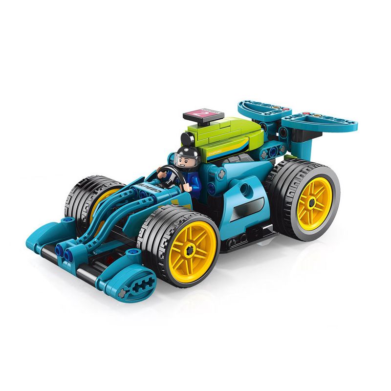 ACHKO 60032 non  ĐUA XE KHÁM PHÁ CÔNG NGHỆ F1 LÙI bộ đồ chơi xếp lắp ráp ghép mô hình  Kỹ Thuật Công Nghệ Cao Mô Hình Phương Tiện 209 khối