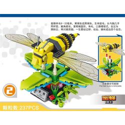 UP TO CD8045 8045 non  THẾ GIỚI CÔN TRÙNG 4 PHONG CÁCH bộ đồ chơi xếp lắp ráp ghép mô hình Creator INSECT WORLD Sáng Tạo 949 khối