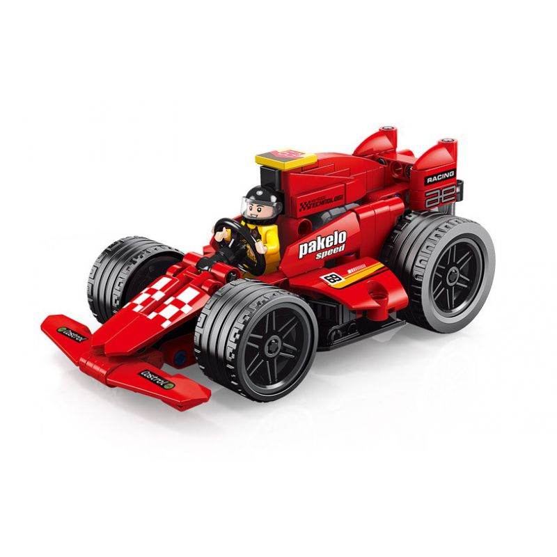 ACHKO 60030 non  CUỘC ĐUA CÔNG NGHỆ F1 XE KÉO SAO CHỔI bộ đồ chơi xếp lắp ráp ghép mô hình  Kỹ Thuật Công Nghệ Cao Mô Hình Phương Tiện 204 khối