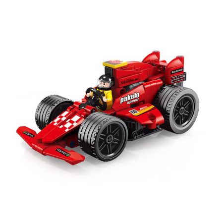 ACHKO 60030 non  CUỘC ĐUA CÔNG NGHỆ F1 XE KÉO SAO CHỔI bộ đồ chơi xếp lắp ráp ghép mô hình  Kỹ Thuật Công Nghệ Cao Mô Hình Phương Tiện 204 khối