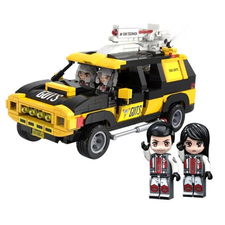 Enlighten 75039 Qman 75039 non  XE TUẦN TRA DURHAM bộ đồ chơi xếp lắp ráp ghép mô hình Ultraman Vệ Binh Vũ Trụ Siêu Nhân Điện Quang 603 khối