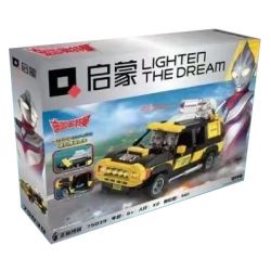 Enlighten 75039 Qman 75039 non  XE TUẦN TRA DURHAM bộ đồ chơi xếp lắp ráp ghép mô hình Ultraman Vệ Binh Vũ Trụ Siêu Nhân Điện Quang 603 khối