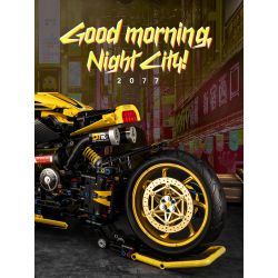 K BOX 10506 non  ĐIỆN TỬ 2077 tỷ lệ 1:5 bộ đồ chơi xếp lắp ráp ghép mô hình  HARILAY DAVVIS 2077 Kỹ Thuật Công Nghệ Cao Mô Hình Phương Tiện 1981 khối