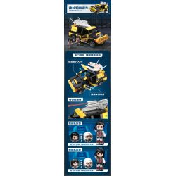 Enlighten 75037 Qman 75037 non  CHIM ÉN CHIẾN THẮNG 1 bộ đồ chơi xếp lắp ráp ghép mô hình Ultraman Vệ Binh Vũ Trụ Siêu Nhân Điện Quang 470 khối