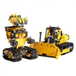 PanlosBrick 675003 Panlos Brick 675003 non  ROBOT ???I ĐẤT THÔNG MINH 2 THAY ĐỔI bộ đồ chơi xếp lắp ráp ghép mô hình 730 khối