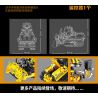 PanlosBrick 675003 Panlos Brick 675003 non  ROBOT ???I ĐẤT THÔNG MINH 2 THAY ĐỔI bộ đồ chơi xếp lắp ráp ghép mô hình 730 khối