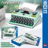 ZHEGAO 01025 non  MÁY ĐÁNH CHỮ CỔ ĐIỂN bộ đồ chơi xếp lắp ráp ghép mô hình Creator RETRO TYPEWRITER Sáng Tạo 820 khối