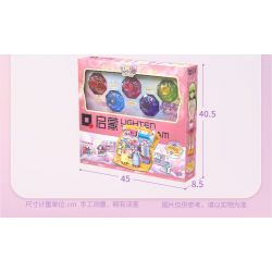 Enlighten 34015 Qman 34015 non  CRYSTAL GIRL HỘP QUÀ PHA LÊ SANG TRỌNG bộ đồ chơi xếp lắp ráp ghép mô hình UNA Con Gái 671 khối