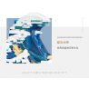 MOYU BLOCK MY97043 97043 non  LƯỚT SÓNG KANAGAWA bộ đồ chơi xếp lắp ráp ghép mô hình Arts & Crafts THE GREAT WAVE OFF KANAGAWA 2296 khối