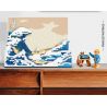 MOYU BLOCK MY97043 97043 non  LƯỚT SÓNG KANAGAWA bộ đồ chơi xếp lắp ráp ghép mô hình Arts & Crafts THE GREAT WAVE OFF KANAGAWA 2296 khối